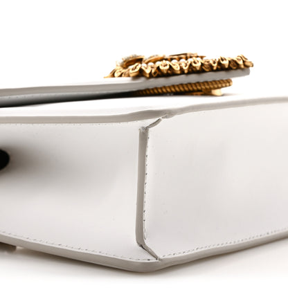 Dolce & Gabbana Smooth Calfskin Small Devotion Envelope Top Handle Bag White 8 of 9
