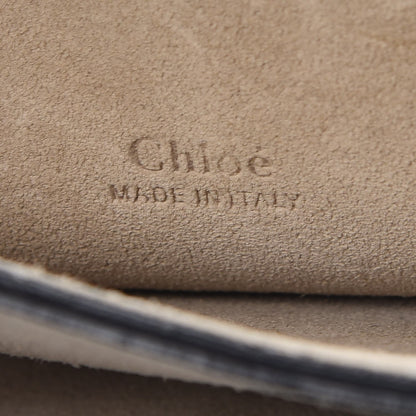 Chloe Suede Calfskin Patchwork Medium Faye Shoulder Bag Tobacco 6 of 10