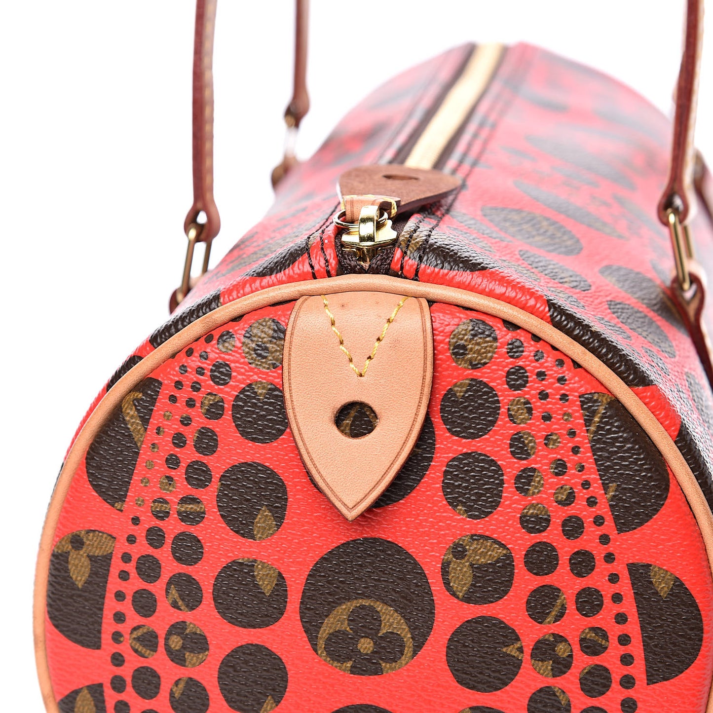 Monogram Kusama Pumpkin Dots Papillon 30 Red