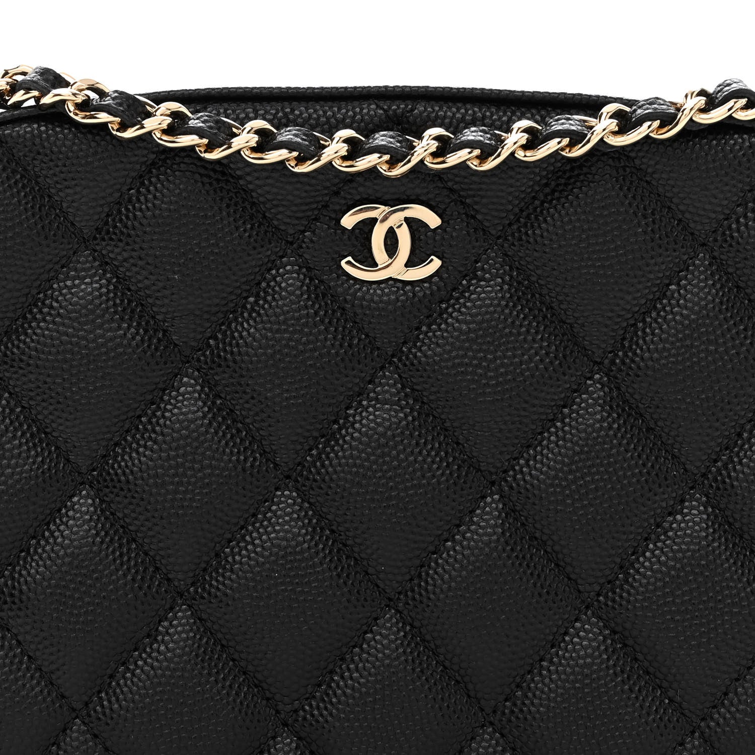 Chanel Caviar Quilted Vanity With Chain Black 7 of 9