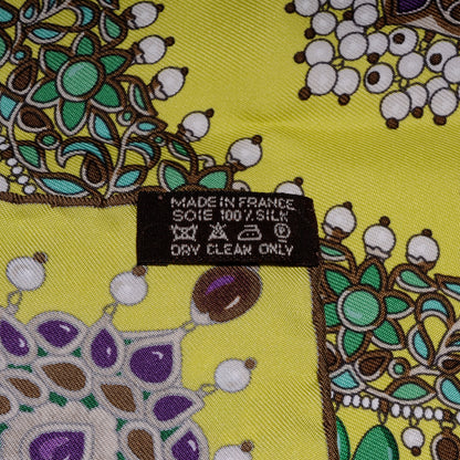 Hermes Silk Parures Des Maharajas Scarf 90 5 of 5