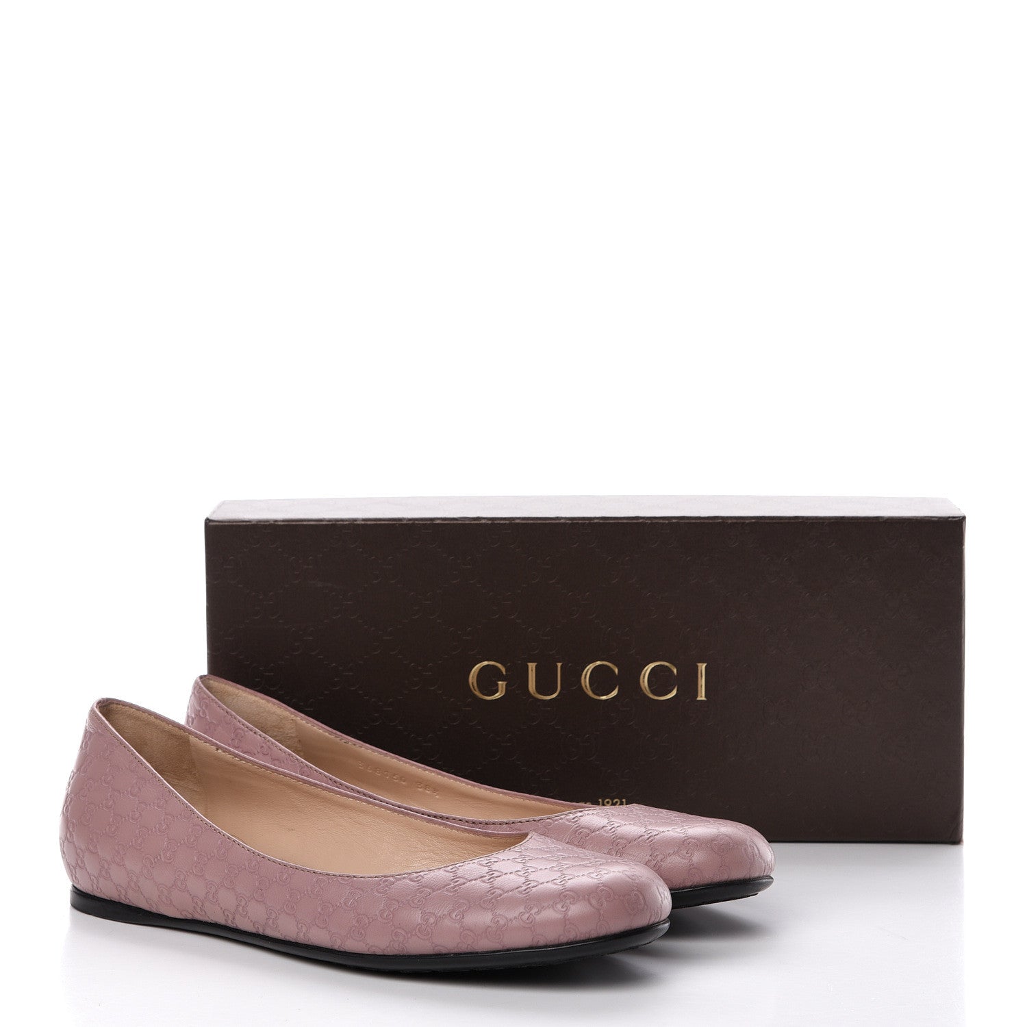 Gucci Soft Microguccissima Flats 38.5 Dark Cipria 12 of 12