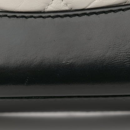 Chanel Aged Calfskin Quilted Small Gabrielle Backpack Black White 11 of 11