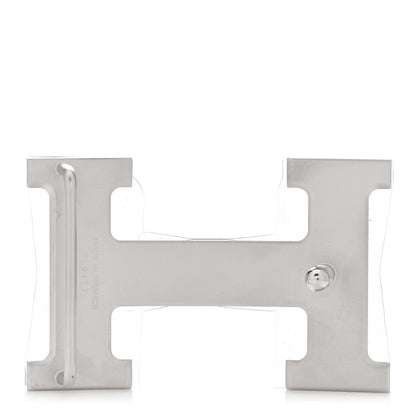 Hermes Polished Palladium 32mm H Belt Buckle Silver 3 of 5