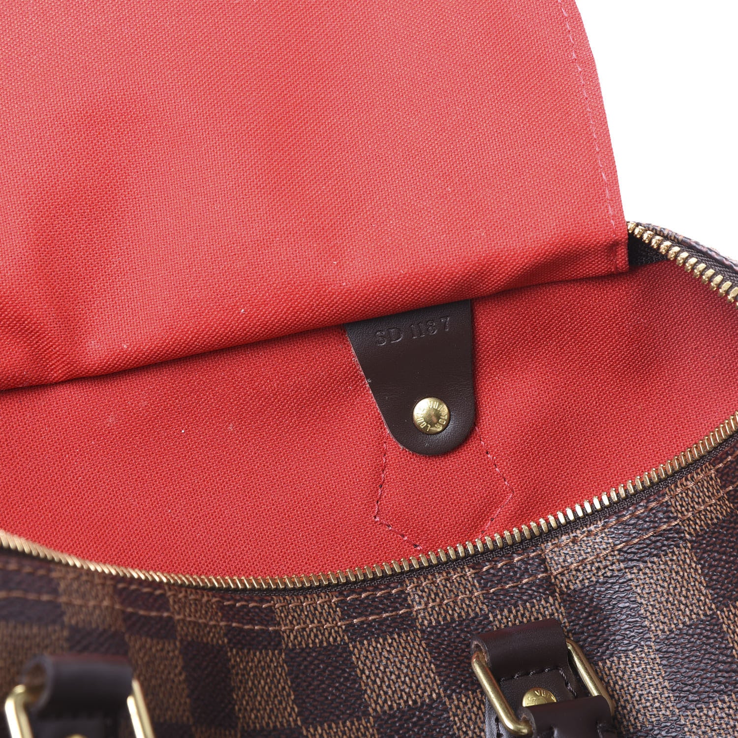 Louis Vuitton Damier Ebene Speedy Bandouliere 35 5 of 11