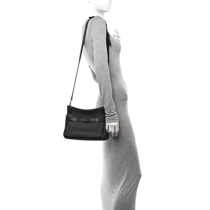 Hermes Taurillon Clemence Jypsiere 28 Black 2 of 10