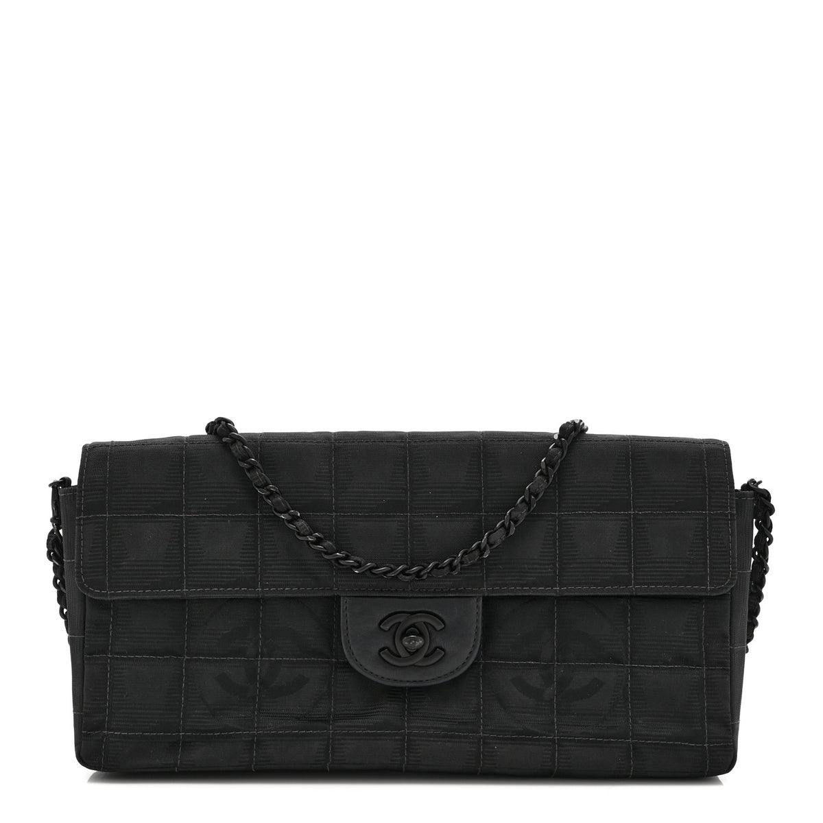 Chanel Nylon Medium Travel Flap Black 1 of 11