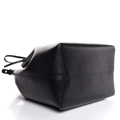 Mansur Gavriel Vegetable Tanned Calfskin Bucket Bag Black Flamma 4 of 11