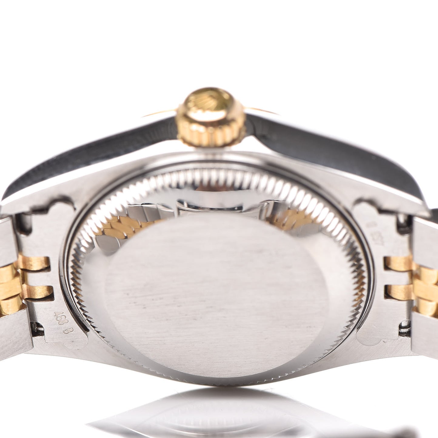 Stainless Steel 18K Yellow Gold 26mm Oyster Perpetual Datejust Watch Blue 69173