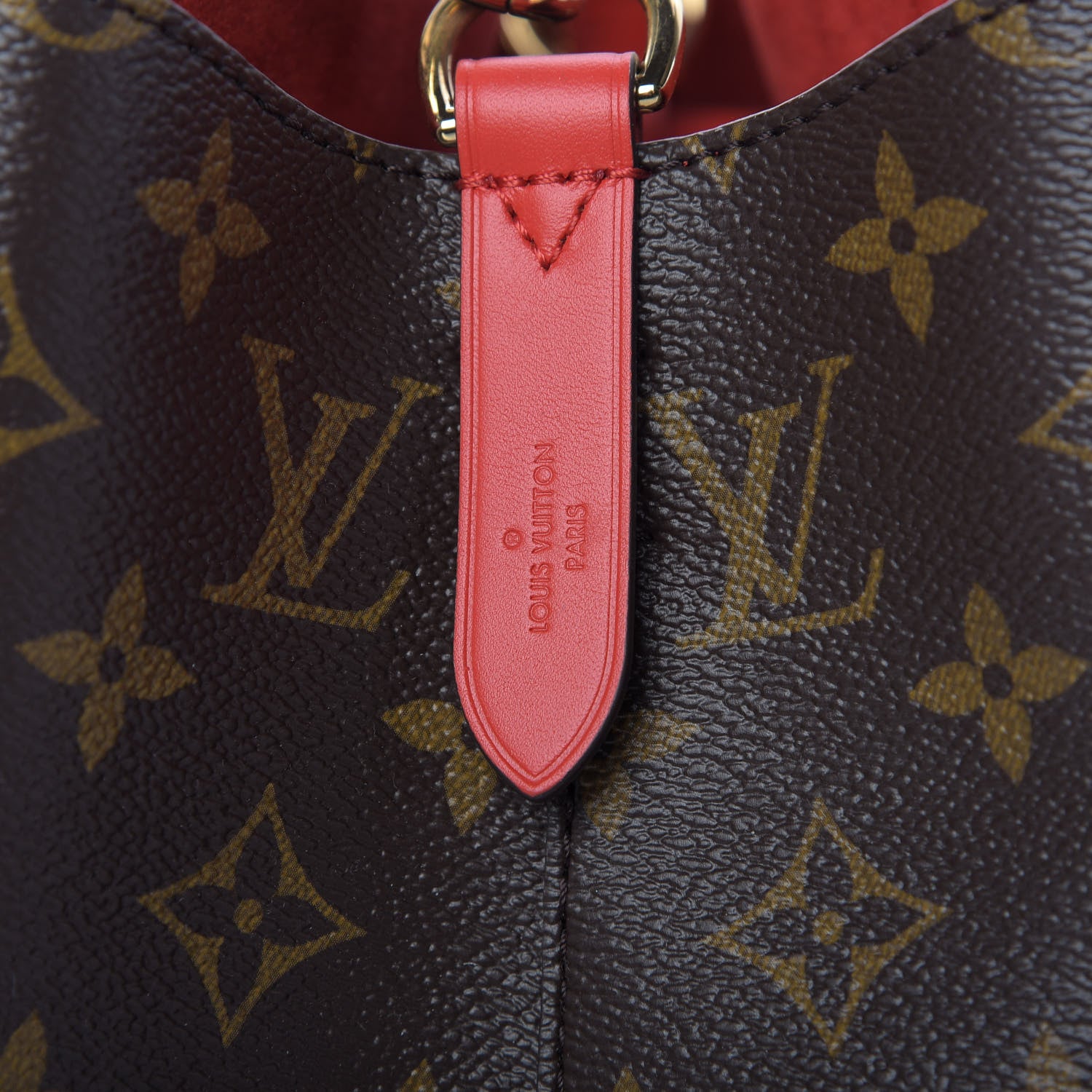 Louis Vuitton Monogram Neonoe MM Coquelicot 9 of 10
