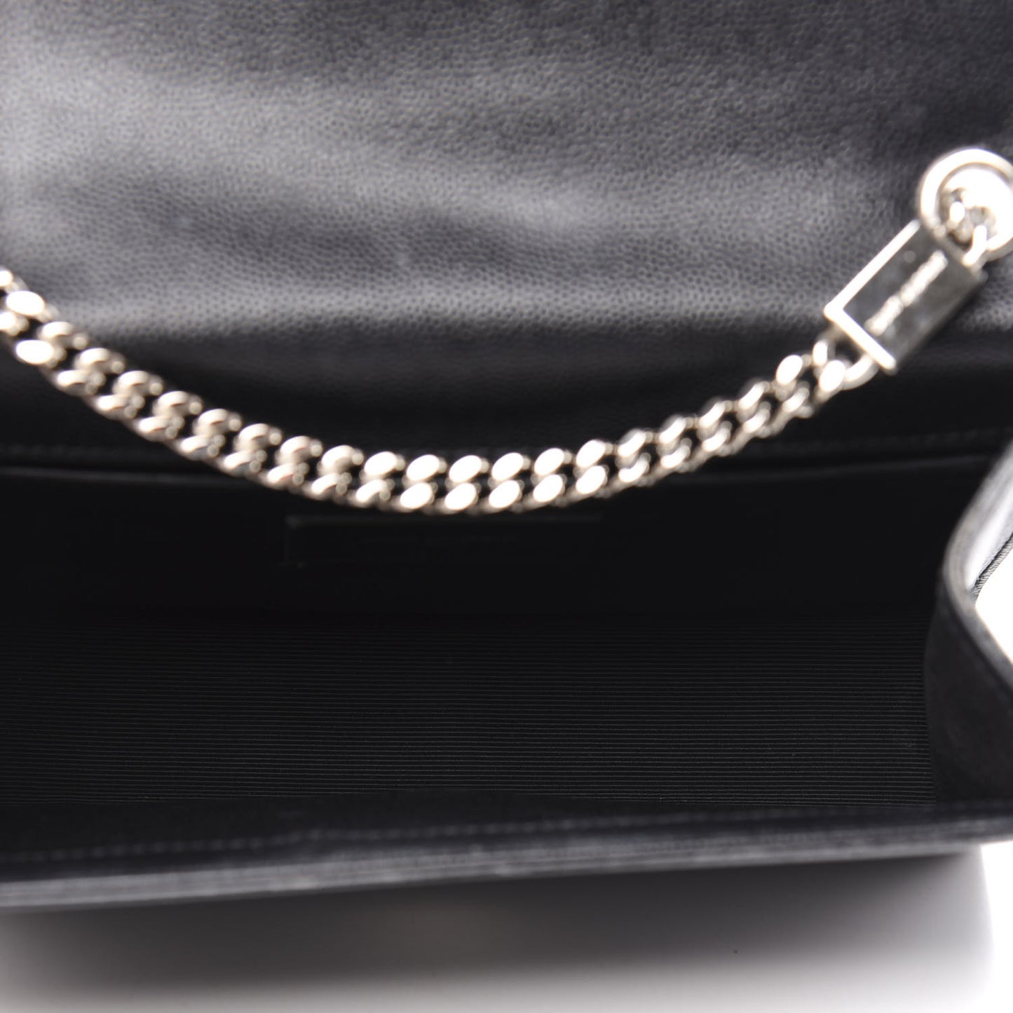 Grain De Poudre Small Monogram Kate Satchel Black