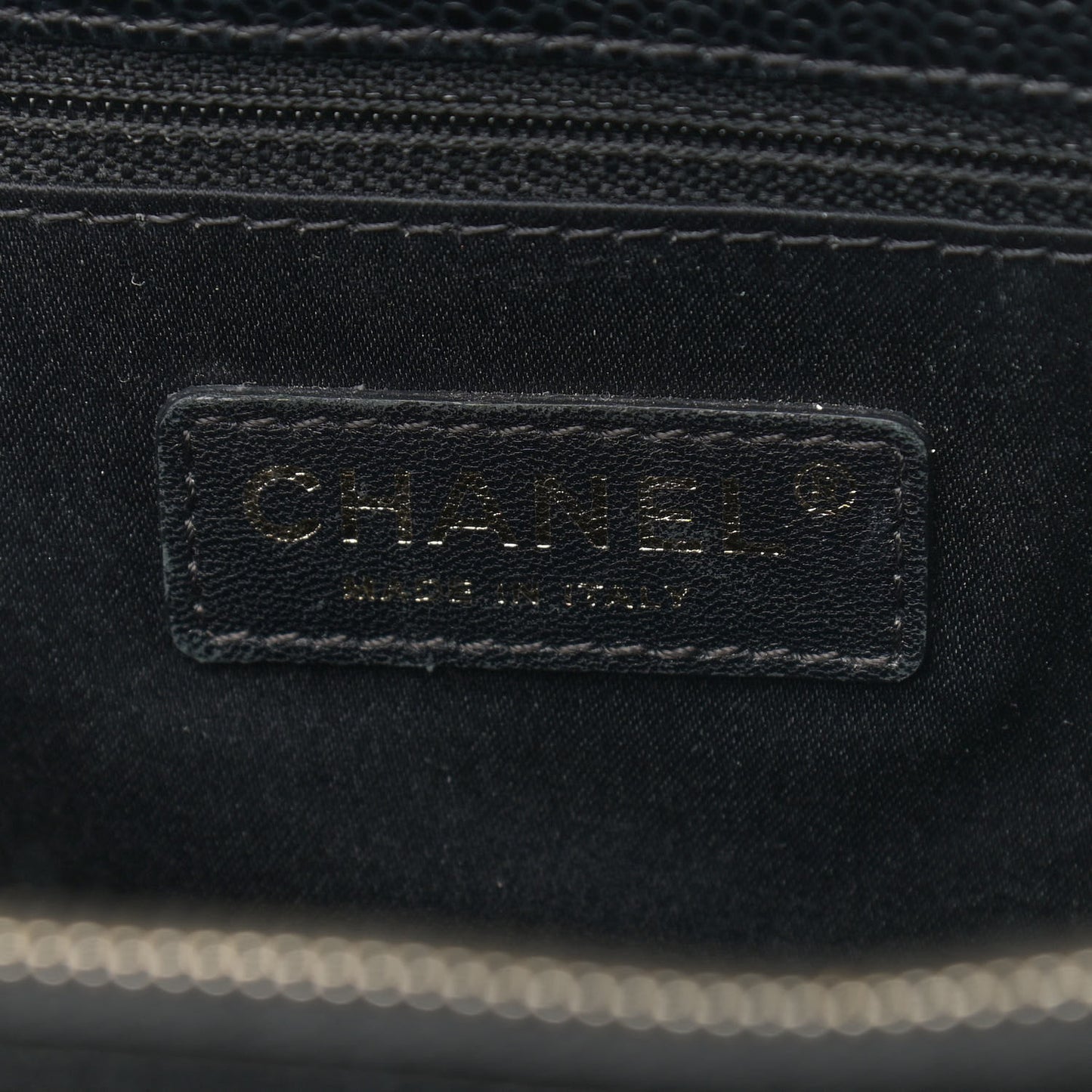 Caviar Quilted Grand Shopping Tote GST Black