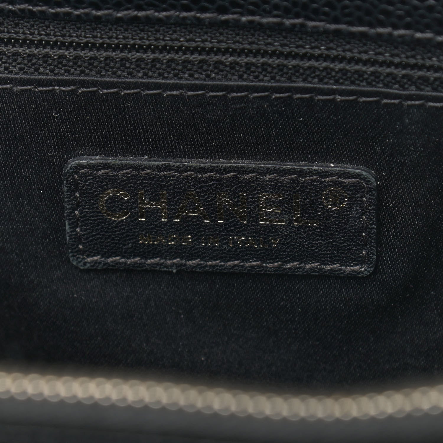 Chanel Caviar Quilted Grand Shopping Tote GST Black 6 of 12