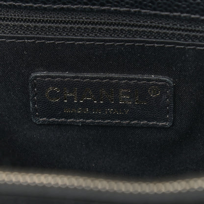 Chanel Caviar Quilted Grand Shopping Tote GST Black 6 of 12