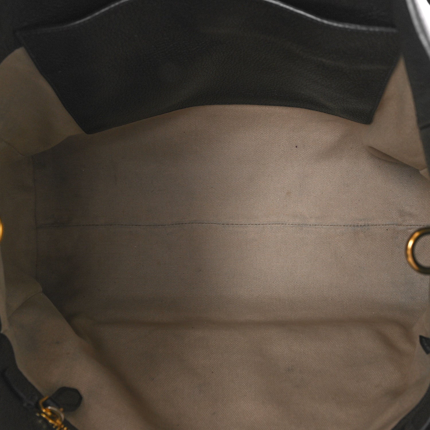Prada Vitello Daino Shopping Tote Black 4 of 7