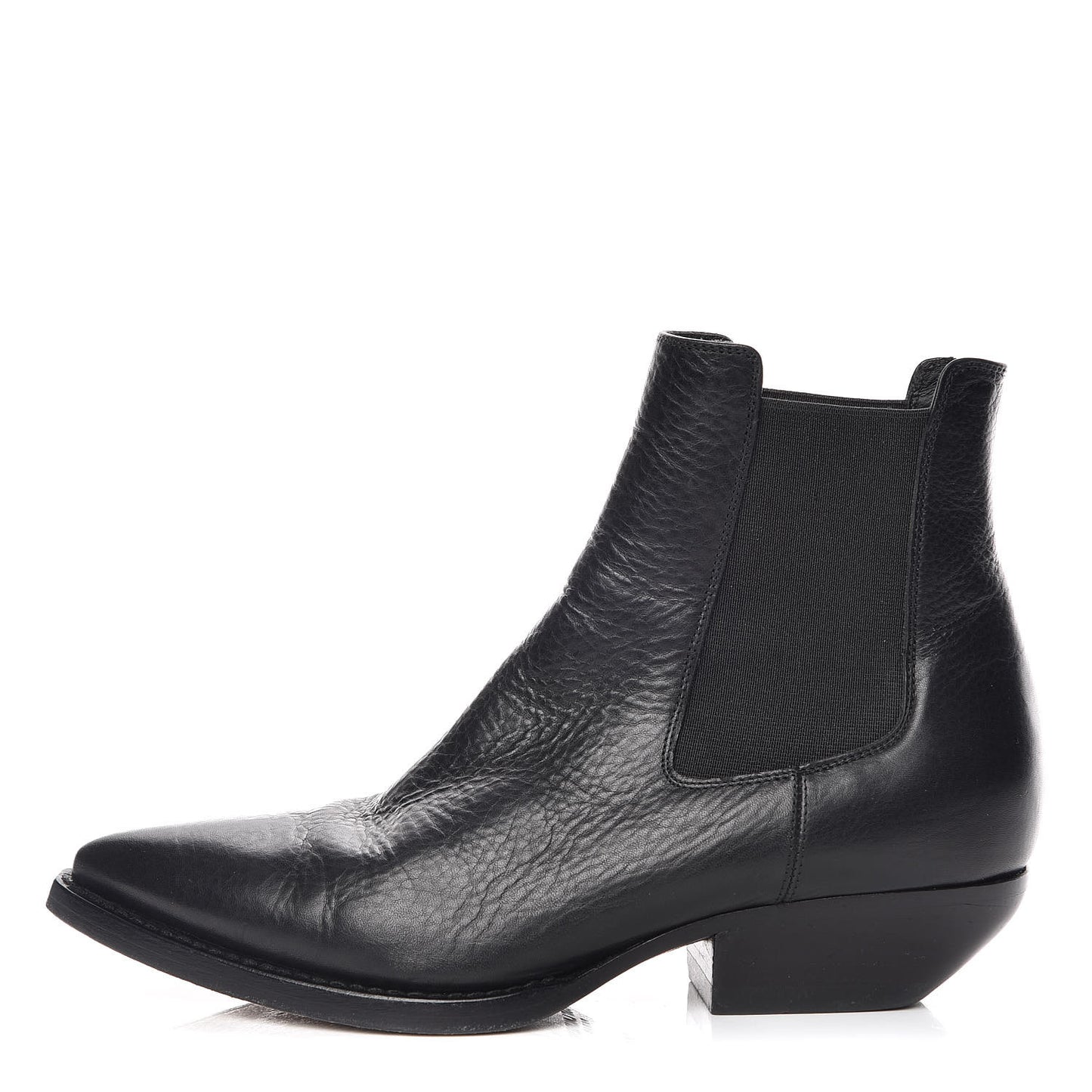 Calfskin Theo Chelsea Ankle Boots 36.5 Black