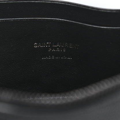 Saint Laurent Grain De Poudre Matelasse Monogram Mini Lou Camera Bag Black 5 of 9