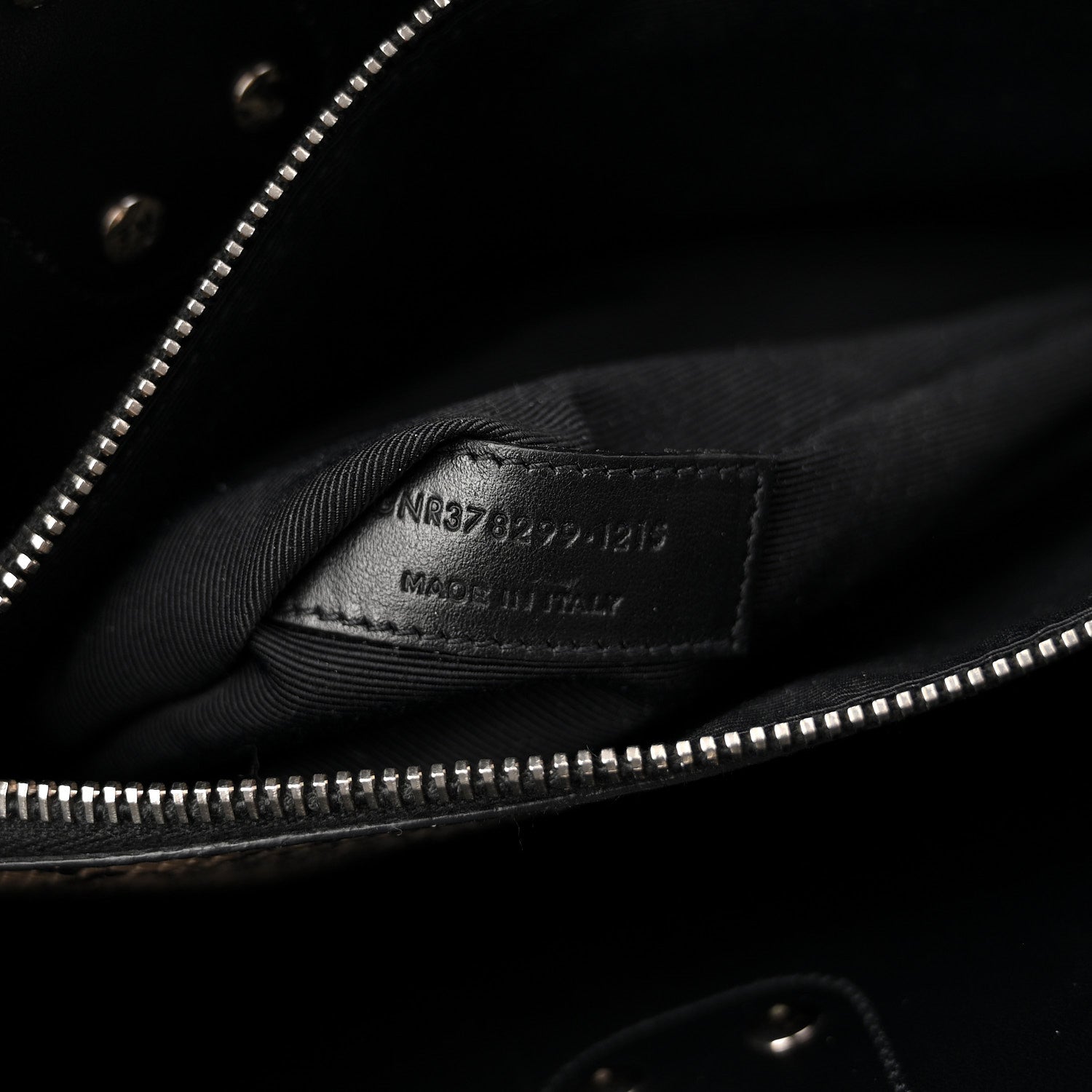 Saint Laurent Grained Calfskin Embossed Python Small Sac De Jour Black 7 of 12