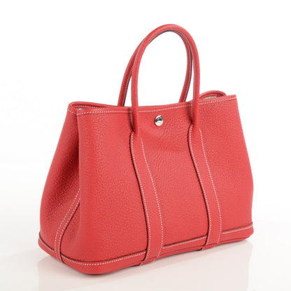 Hermes Vache Country Garden Party TPM 30 Rouge Casaque 14 of 20