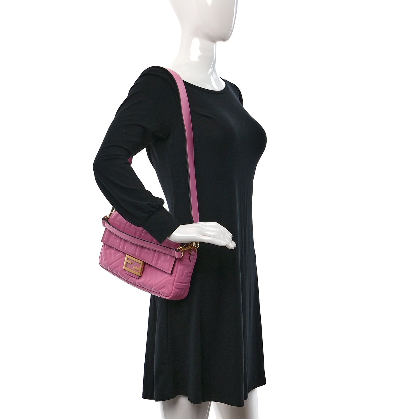 Nappa FF 1974 Embossed Baguette Lollypop