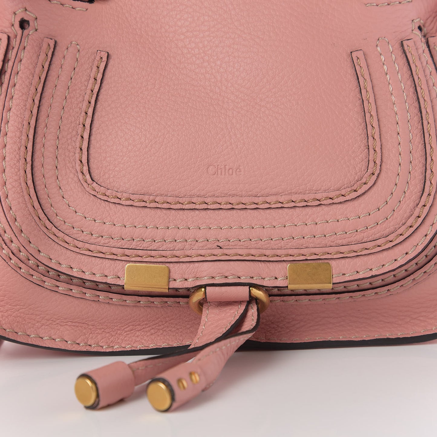 Calfskin Mini Marcie Satchel Anemone Pink