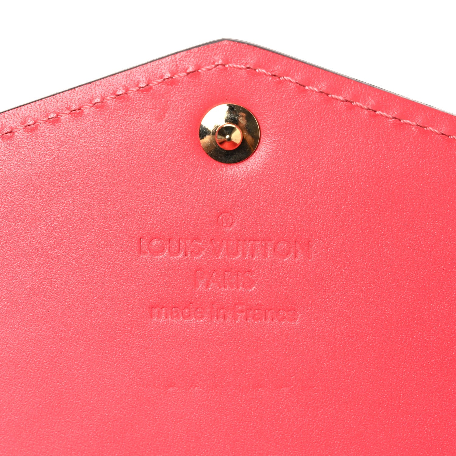 Louis Vuitton Vernis Sarah Wallet NM Rose Litchi 6 of 6