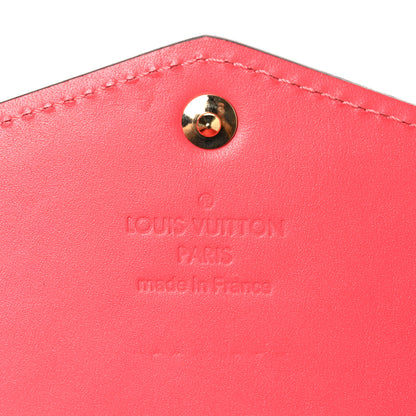 Louis Vuitton Vernis Sarah Wallet NM Rose Litchi 6 of 6