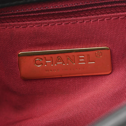 Chanel Shiny Goatskin Quilted Large Chanel 19 Flap Black 6 of 11