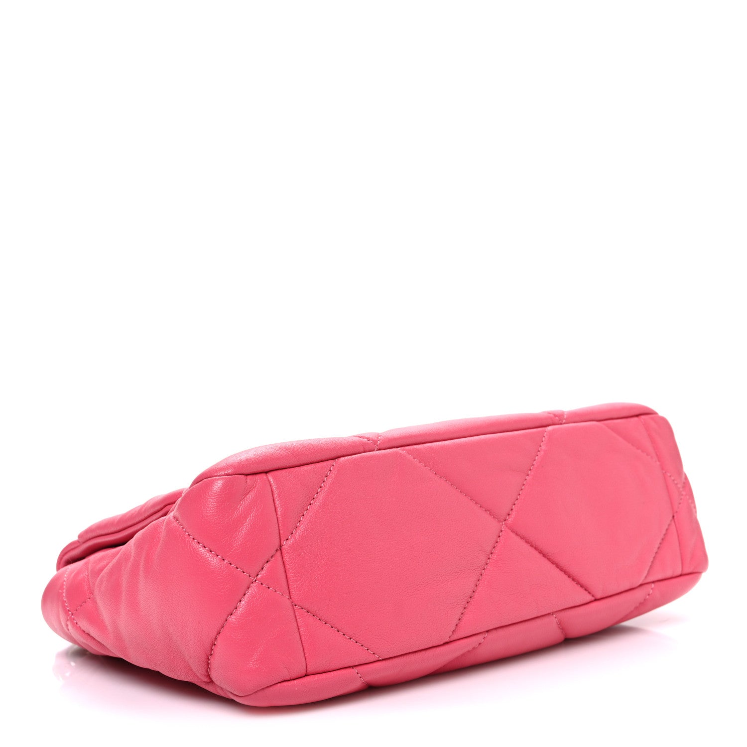 Chanel Lambskin Quilted Medium Chanel 19 Flap Dark Pink 4 of 10