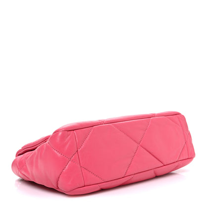 Chanel Lambskin Quilted Medium Chanel 19 Flap Dark Pink 4 of 10