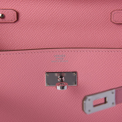Hermes Epsom Kelly Wallet To Go Rose Confetti 8 of 10