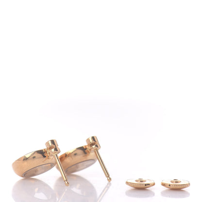 Chopard 18K Yellow Gold Happy Diamonds Icons Drop Earrings 3 of 5