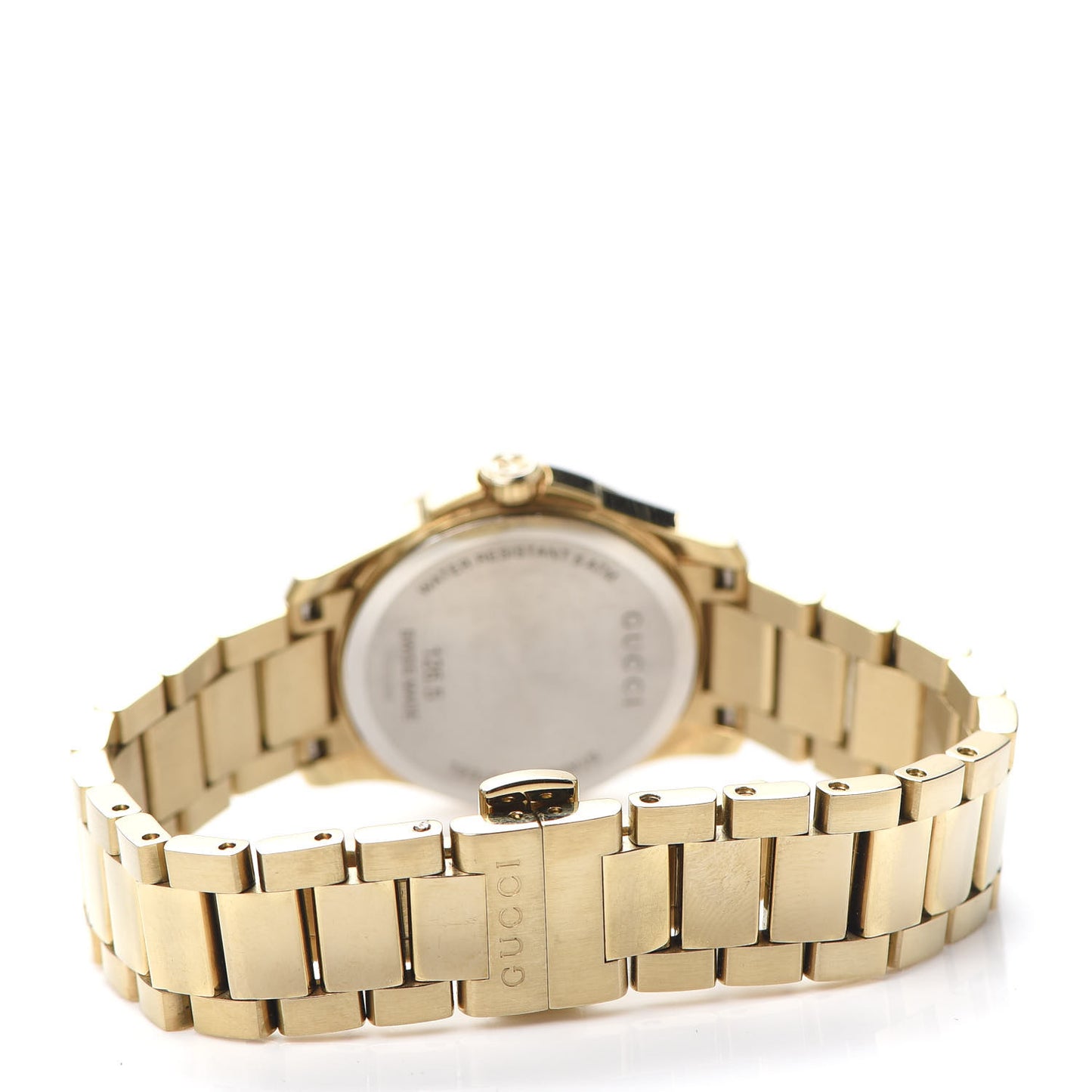 Stainless Steel 27mm G-Timeless Diamante Quartz Watch Gold