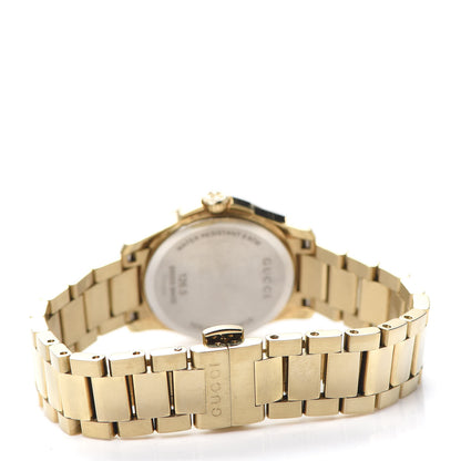 Gucci Stainless Steel 27mm G-Timeless Diamante Quartz Watch Gold 3 of 6