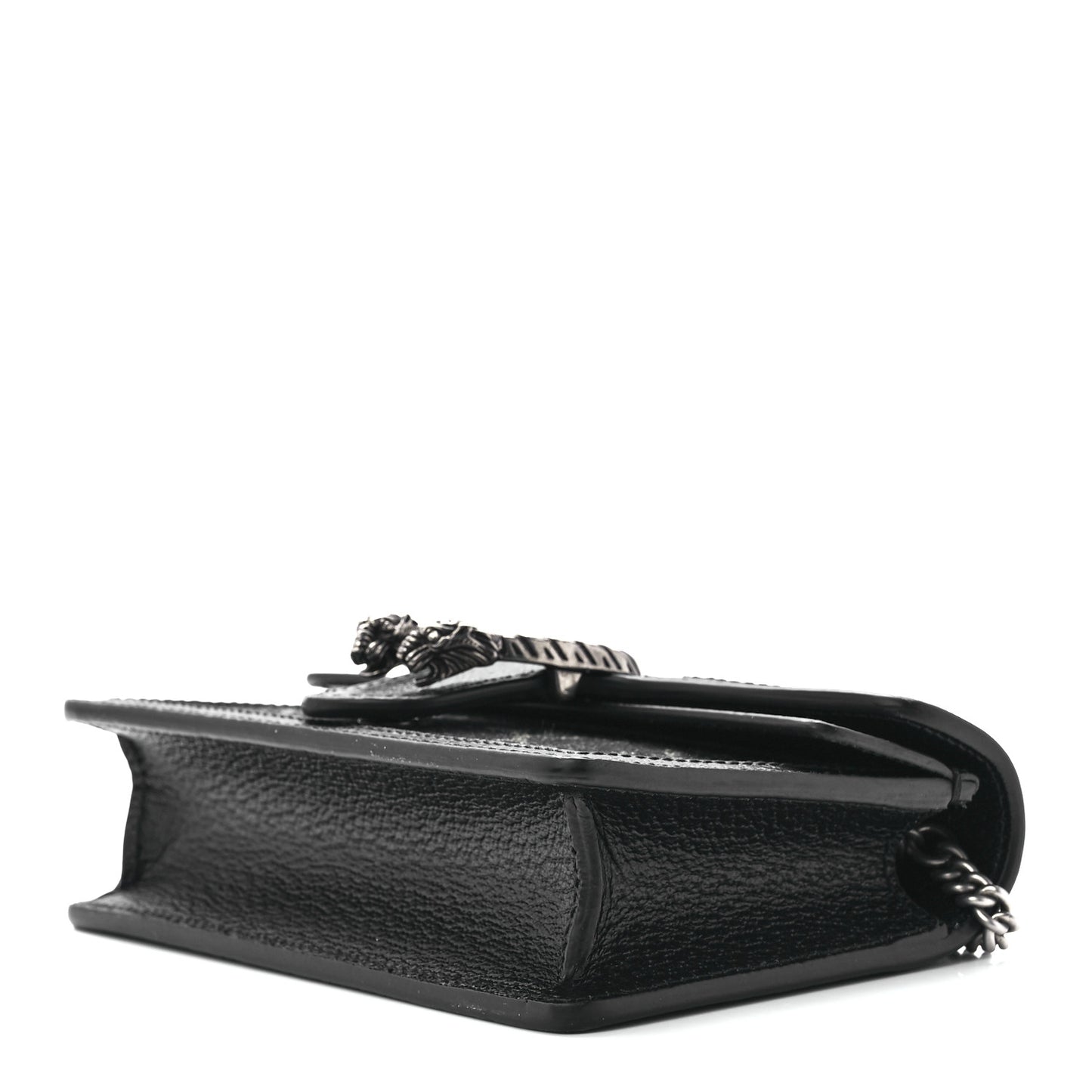 Jacquard Black Denim GG Monogram Super Mini Dionysus Shoulder Bag Black Ivory