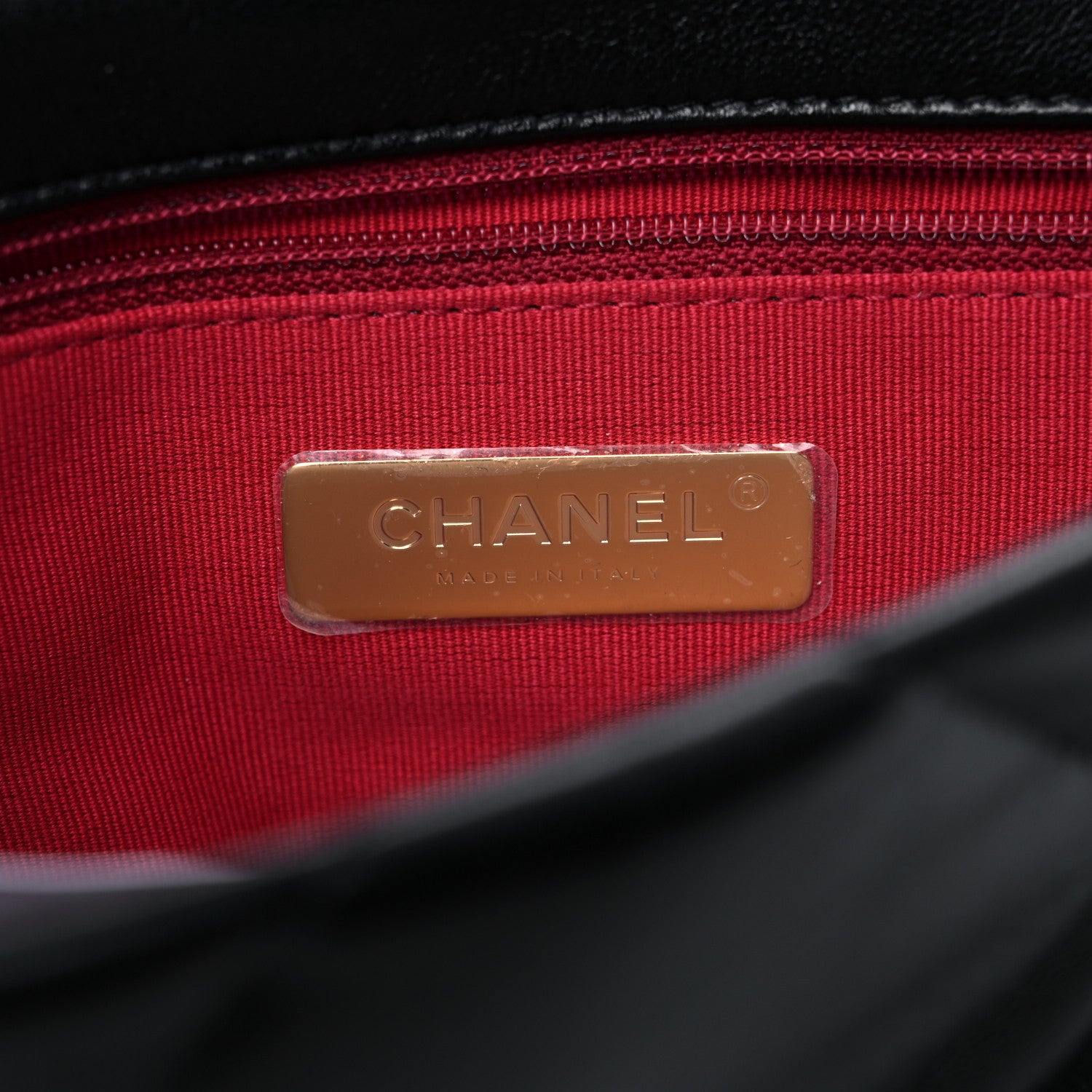 Chanel Lambskin Quilted Medium Chanel 19 Flap Black 6 of 12
