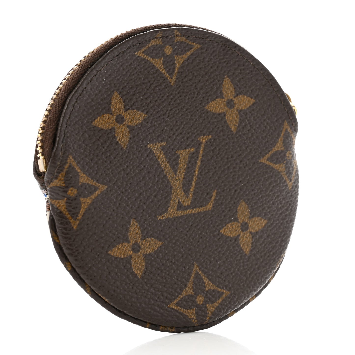 Monogram 2016 Christmas Animation Round Coin Purse Rouge