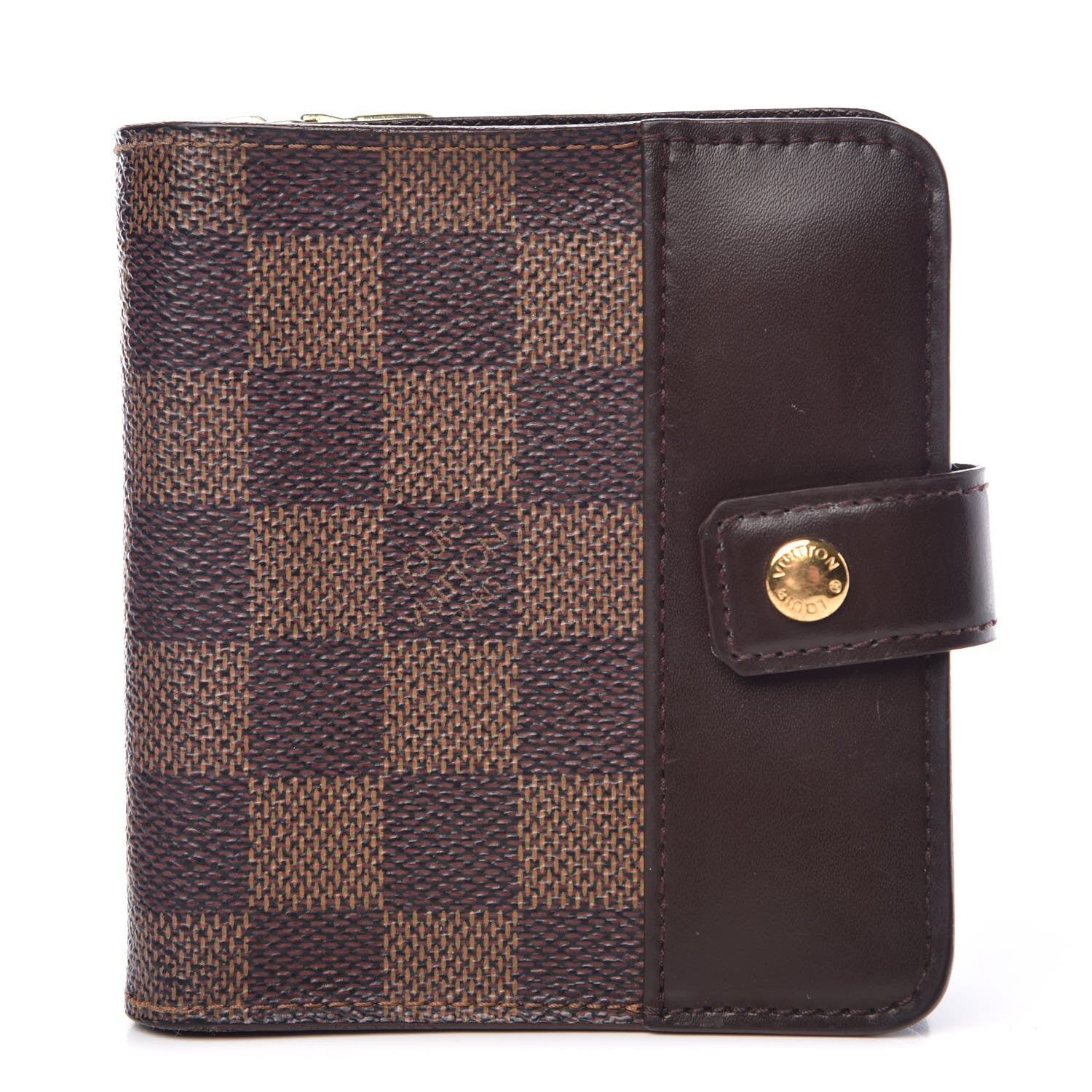 Louis Vuitton Damier Ebene Zippe Zipped Compact Wallet 1 of 11