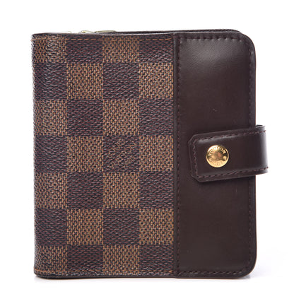 Louis Vuitton Damier Ebene Zippe Zipped Compact Wallet 1 of 11