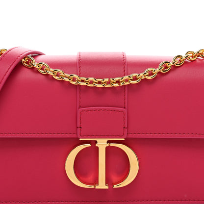 Christian Dior Grained Calfskin 30 Montaigne East West Chain Flap Bag Passion Pink 7 of 9