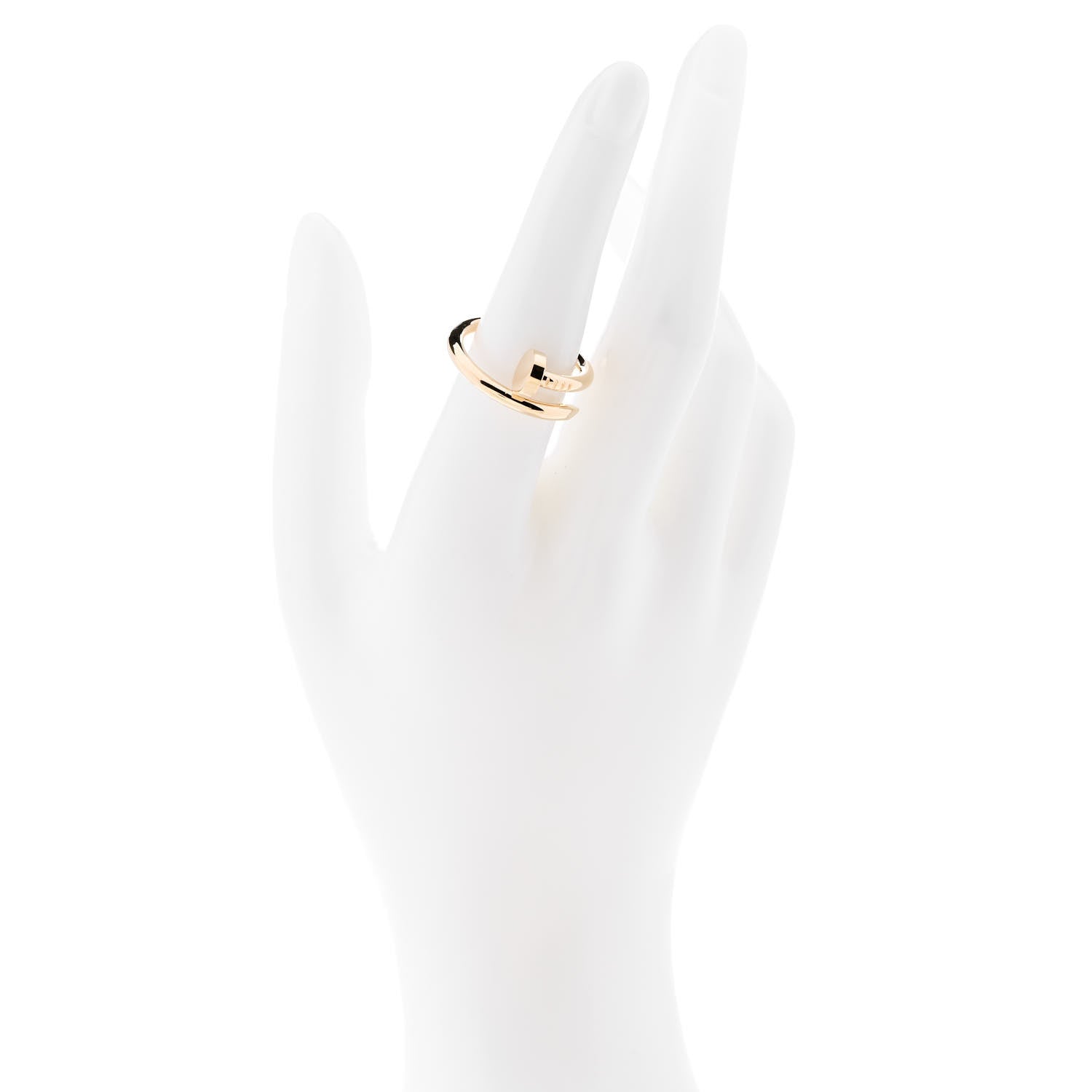 Cartier 18K Yellow Gold Juste Un Clou Ring 55 7.25 2 of 5