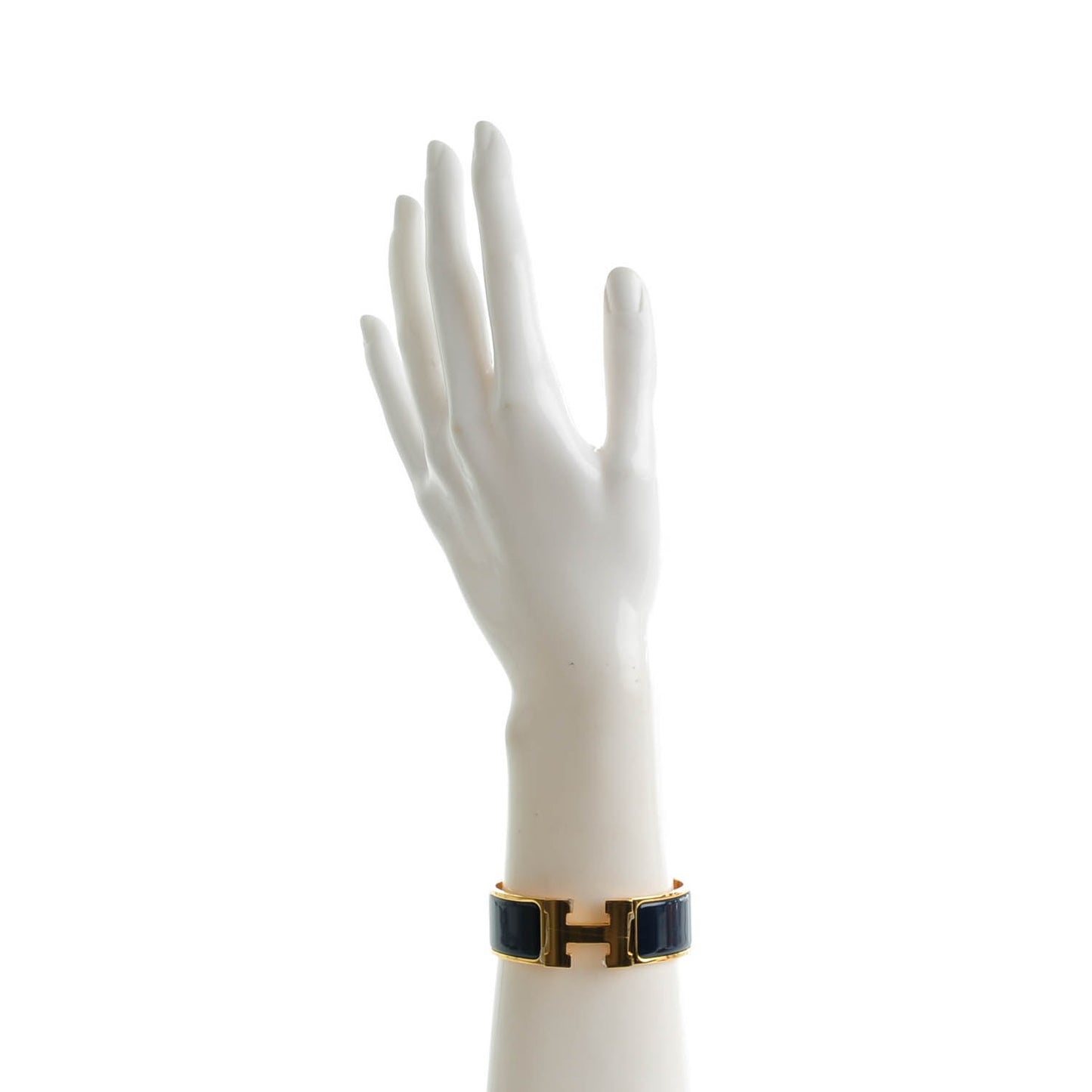 Enamel Wide Clic Clac H Bracelet PM Indigo