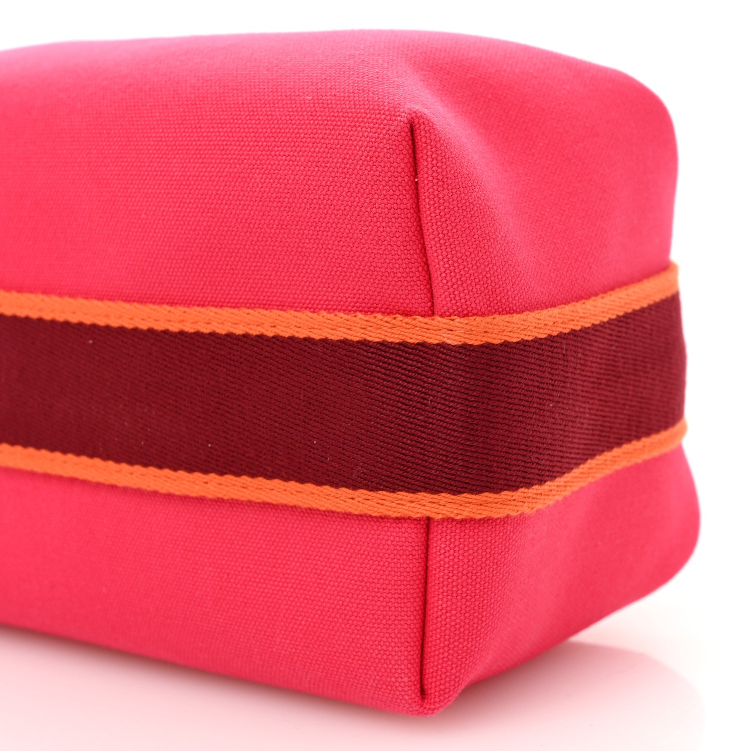 Hermes Canvas Small Bride-A-Brac Pouch Hibiscus 9 of 9