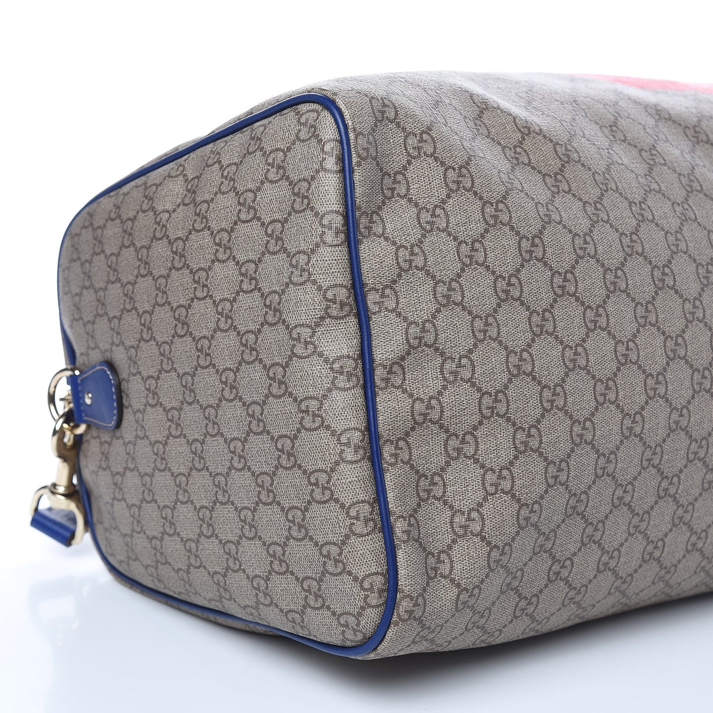 GG Plus Monogram Large Boston USA Flag Unicef Duffle Blue
