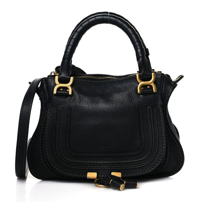Chloe Calfskin Baby Marcie Satchel Black 1 of 10