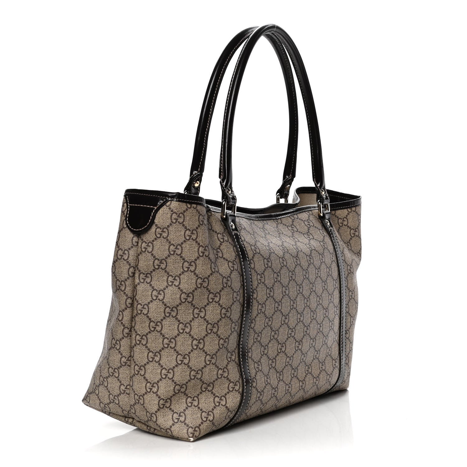 Gucci GG Plus Monogram Tattoo Heart Medium Joy Tote Dark Brown 2 of 6