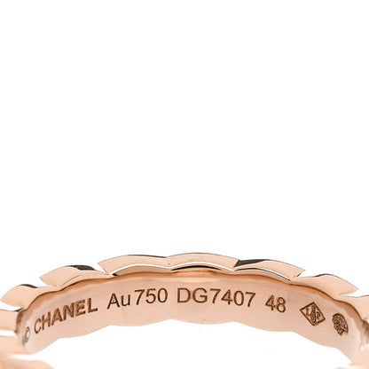 Chanel 18K Beige Gold Mini Coco Crush Ring 47 4.25 48 4.5 4 of 5