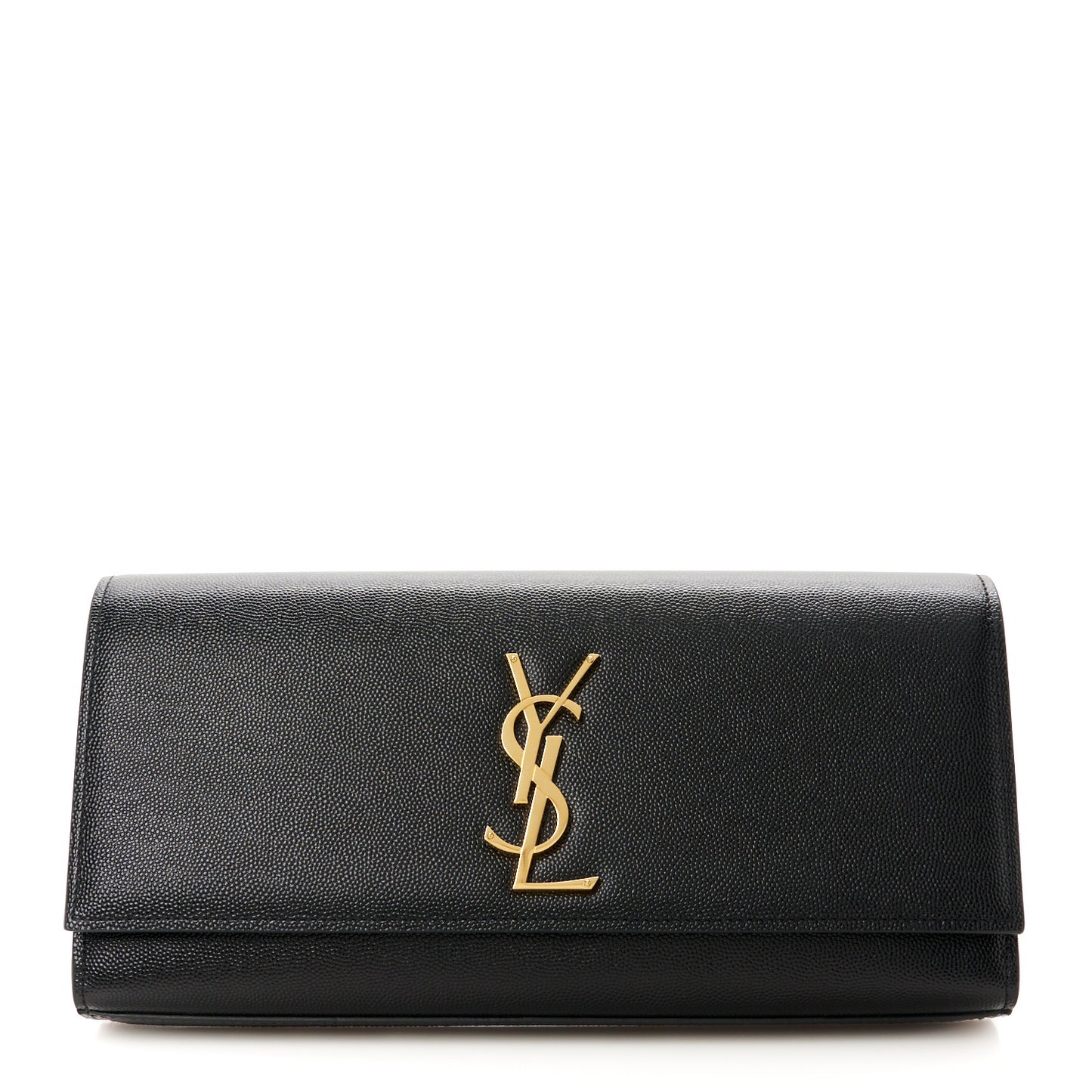 Grain De Poudre Monogram Cassandre Clutch Black