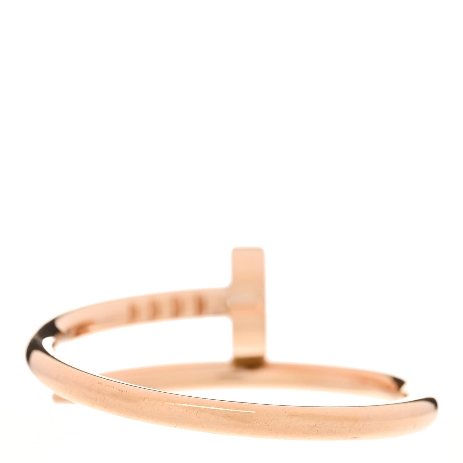 Cartier 18K Pink Gold Small Juste Un Clou Ring 53 6.25 3 of 5