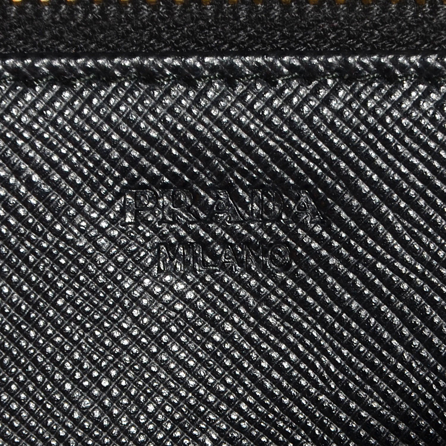 Prada Saffiano Metal Flap Wallet Nero Black 10 of 11